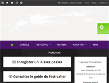 Tablet Screenshot of lesgrandesfetes.com